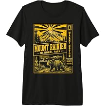 Mount Rainier National Park Adventures Nature Premium Tri-Blend T-Shirt