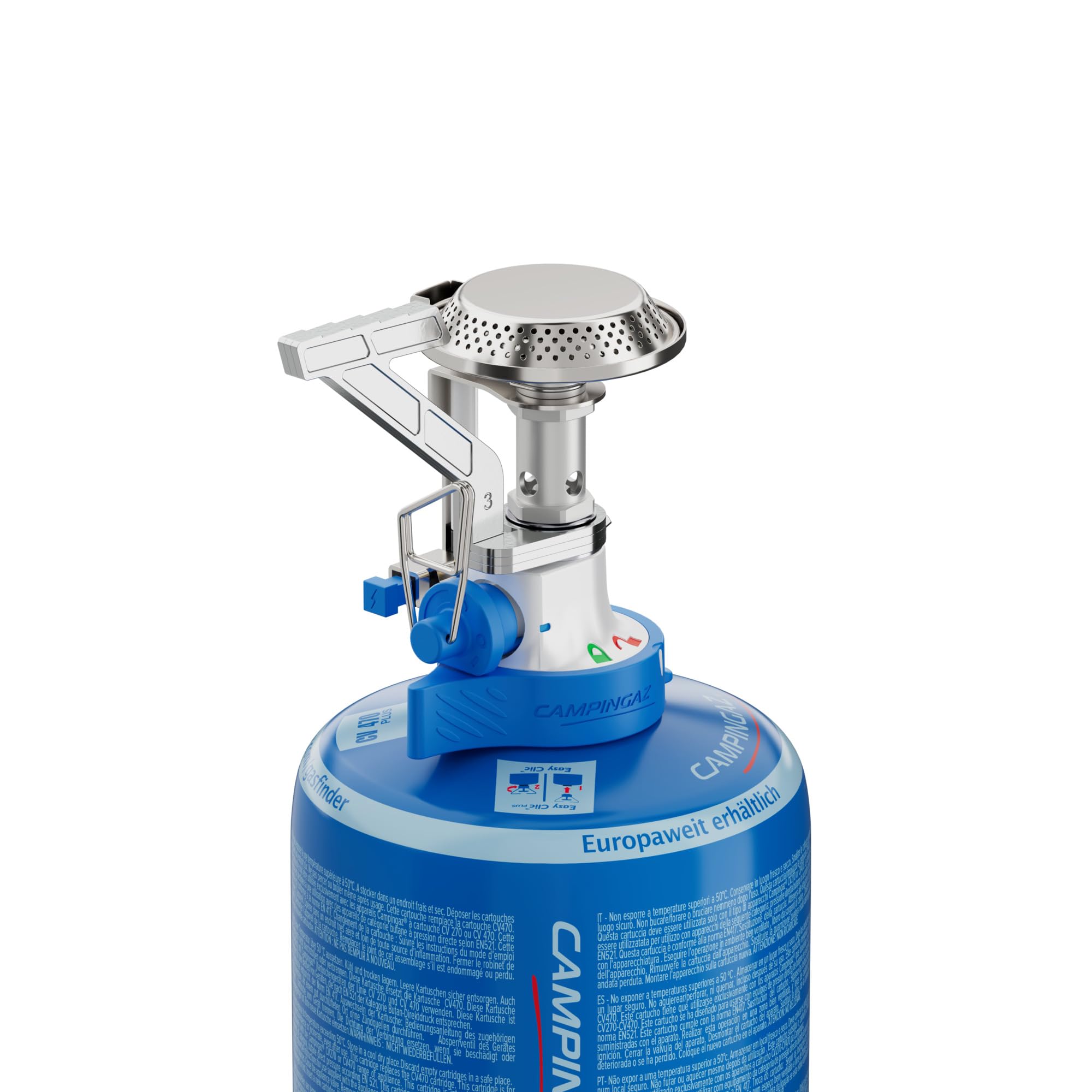 Campingaz Twister Connect PZ réchaud à gaz | Connexion facile et double verrouillage | Réchaud léger à 1 brûleur | Puissance de 2900 W |Idéal pour le camping, les festivals et le kit d'urgence 72h