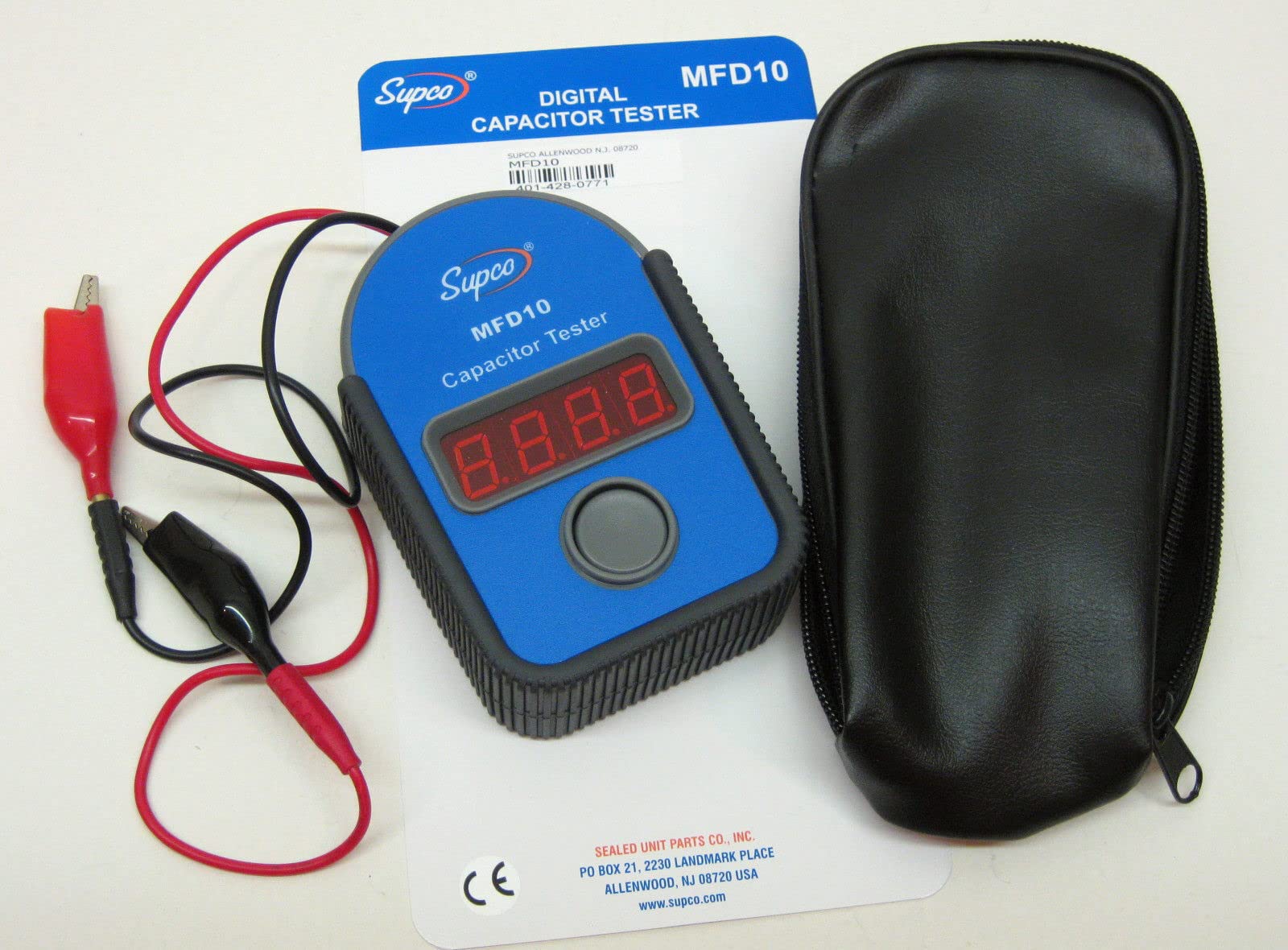 MFD10 Digital Capacitor Tester Meter .01-10000 mfd's Replacement for Supco Sealed Unit Parts