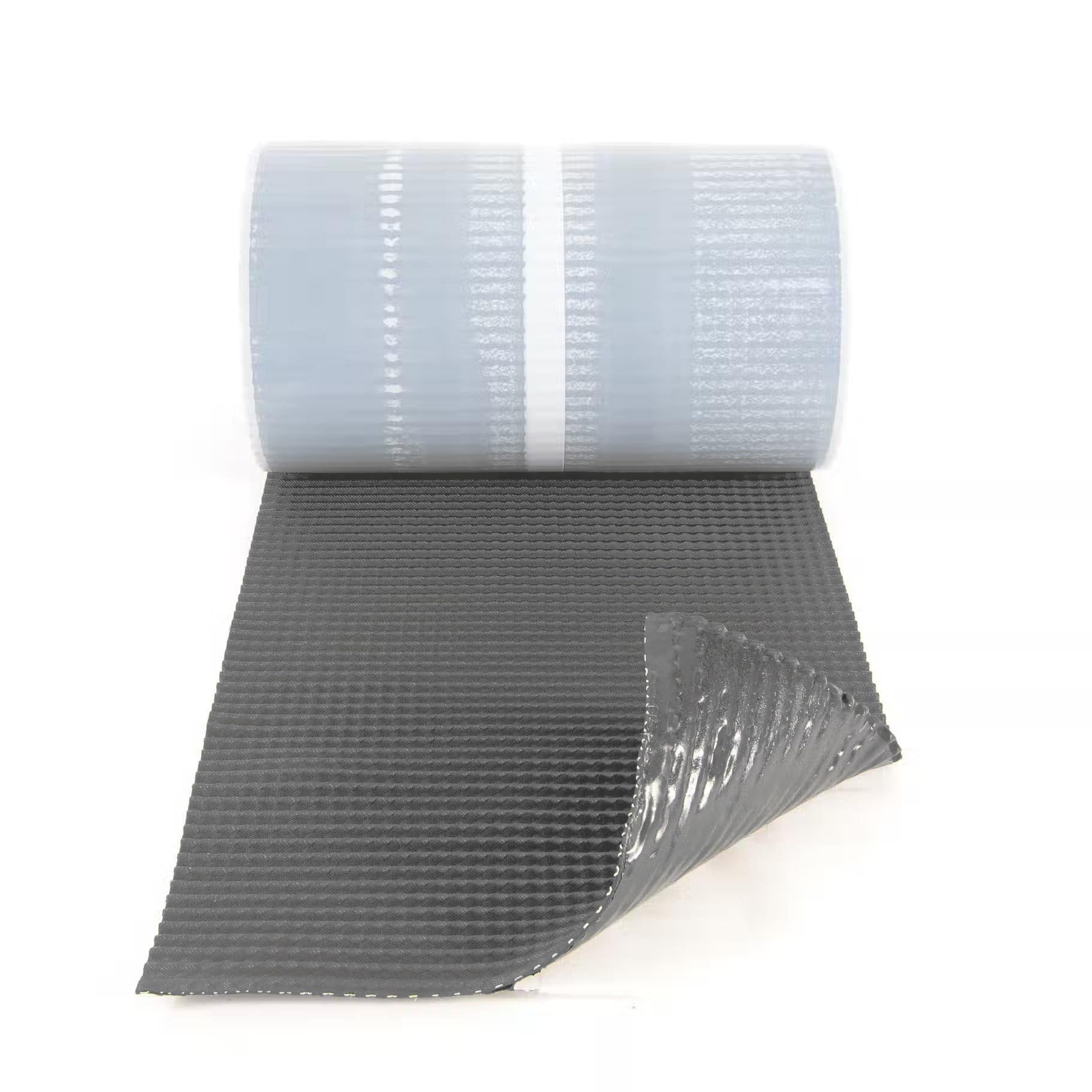 SILISTO GRID Wandanschlussband Anthrazit - 450mm & 1 Meter Länge - Butyl Dichtband, Wandanschlussprofil, Dachabdichtung, Kaminverkleidung, Dachfolie Wasserdicht, Witterungsschutz und UV-beständig