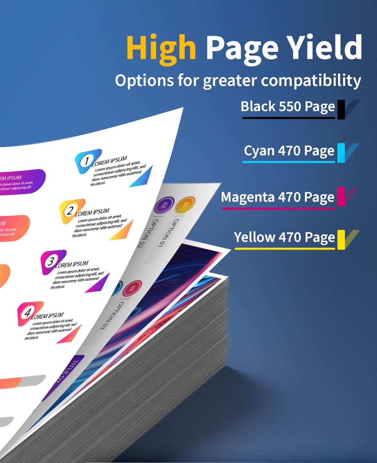 Remanufactured Ink Cartridge Replacement for Epson 202XL 202 XL T202 T202XL Ink Cartridges Multipack for Expression Home XP-5100 Workforce WF-2860 (1 Black, 1 Cyan, 1 Magenta, 1 Yellow) - Image 3