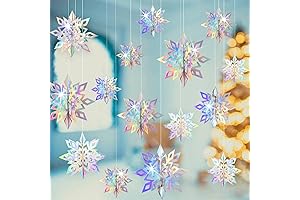 GuassLee Large Paper Snowflake Decorations