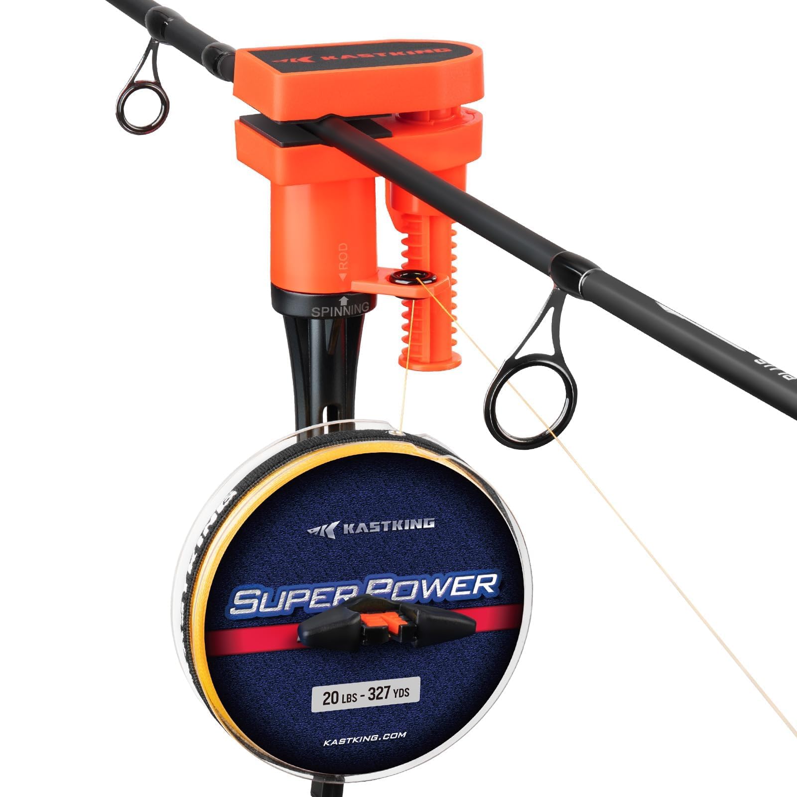 KastKing Kalibrate Fishing Line Spooler, Line Counter &amp; 5" Braid Scissors