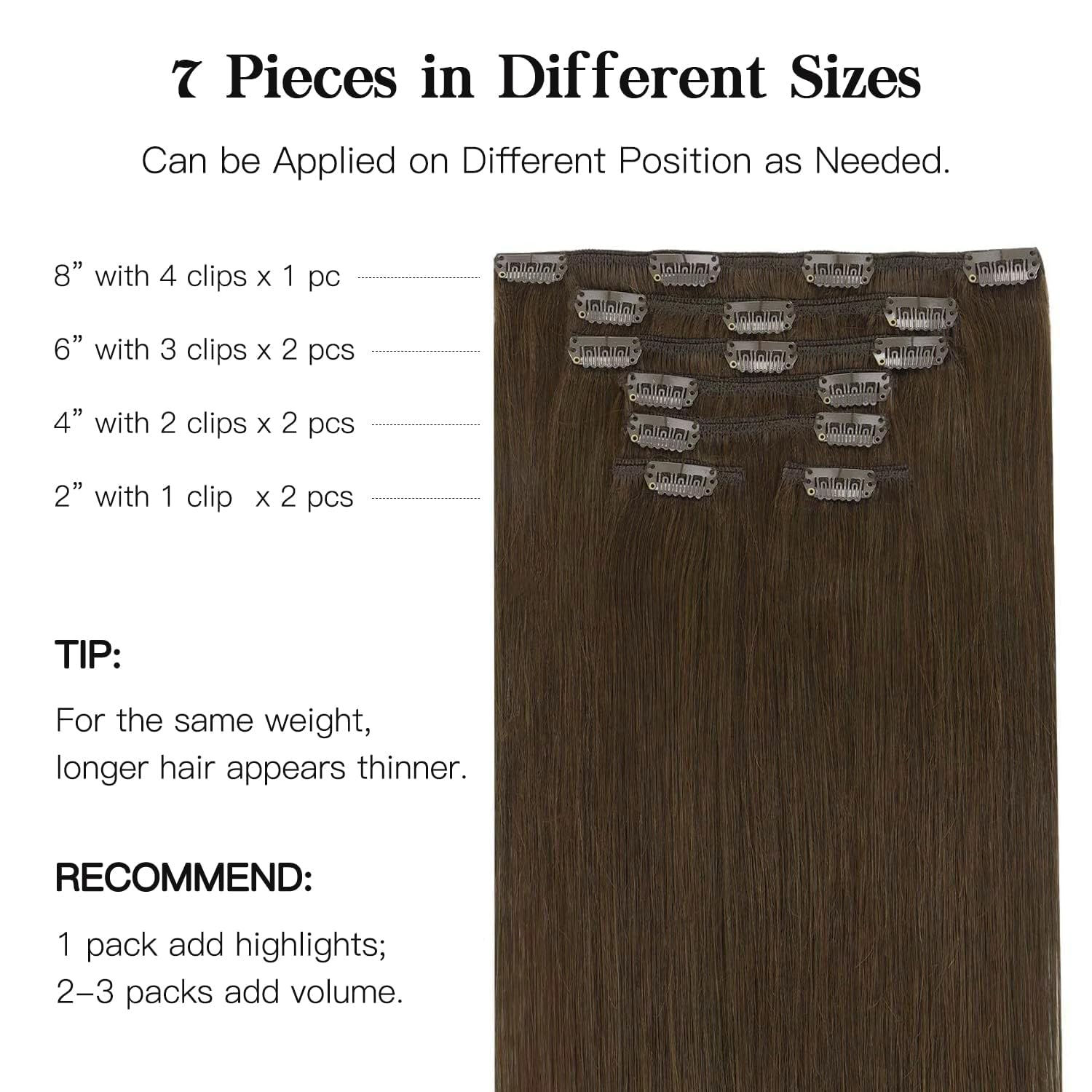 hotbanana Clip in Hair Extensions - Image 3