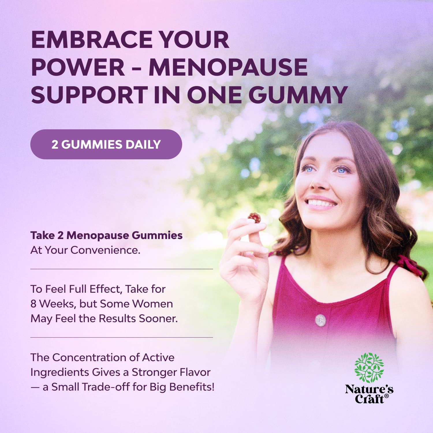 Womens Menopause Gummies with Dong Quai - Menopause Vitamins for Women with Ashwagandha - Holistic Support for Hot Flashes Night Sweats and Mood Swings - Pre & Post Supplements - 60 Count — Amazon image 4