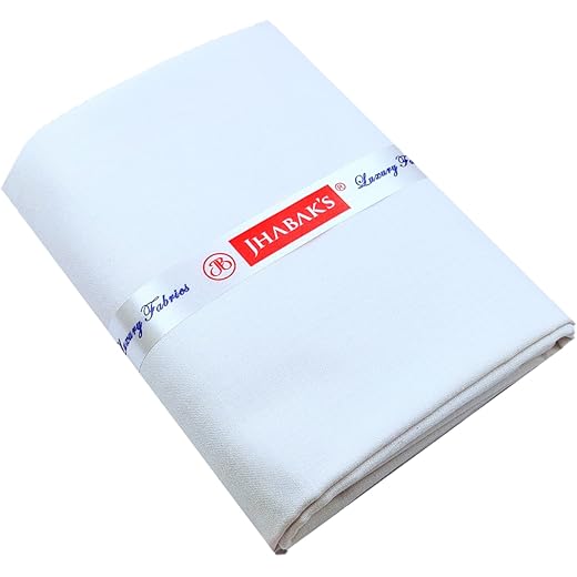 JHABAKS Premium Unstitched Shirt Fabric 2.25m