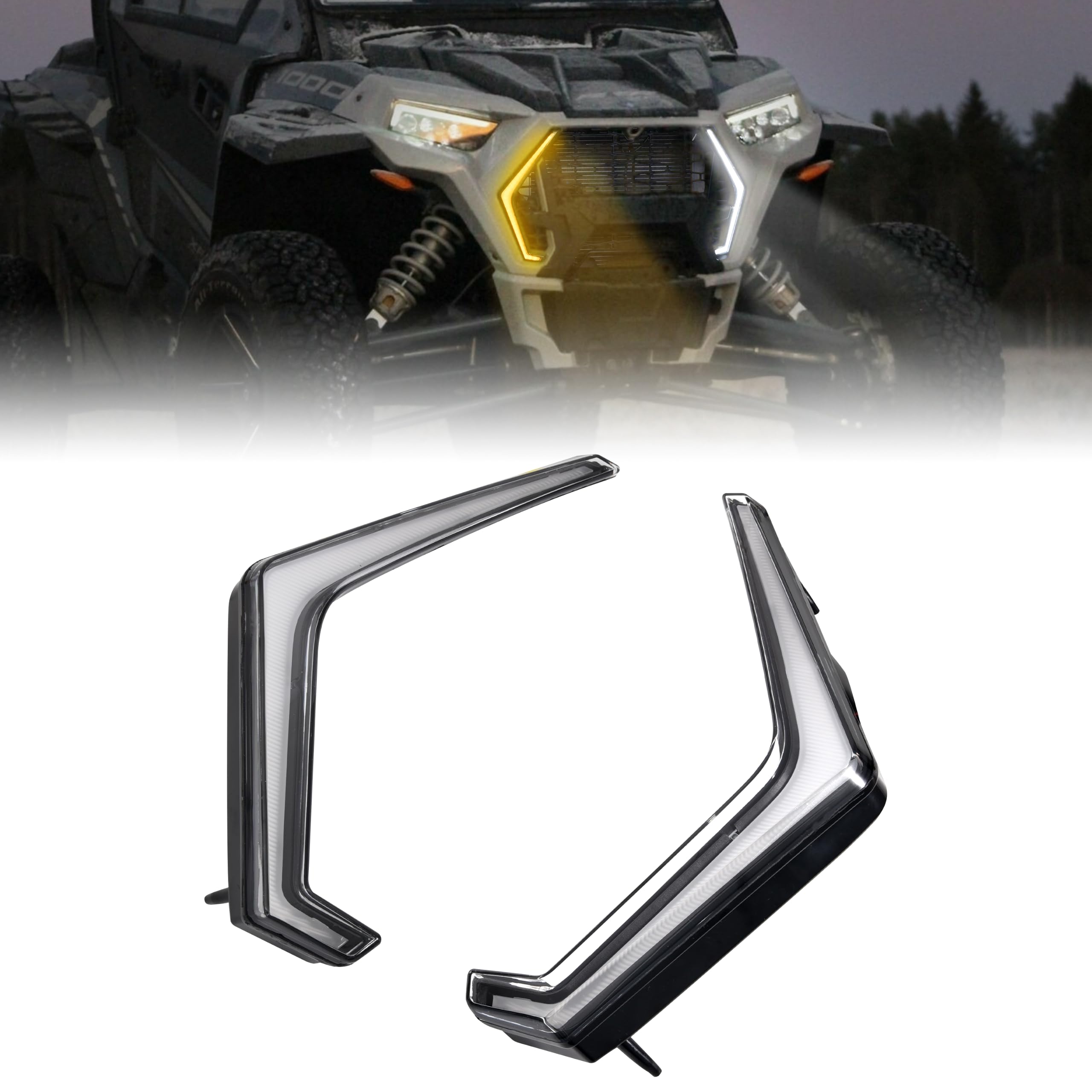 ライト2020フォーム Amazon.com: SAUTVS Fang Lights for RZR XP 1000/XP Turbo 2019-2023
