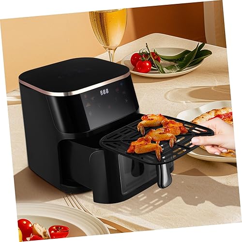 Miniatura 6 de Uonlytech Freidora de aire digital con pantalla táctil con calentamiento rápido y antiadherente apta para lavavajillas, cesta multiusos para comidas