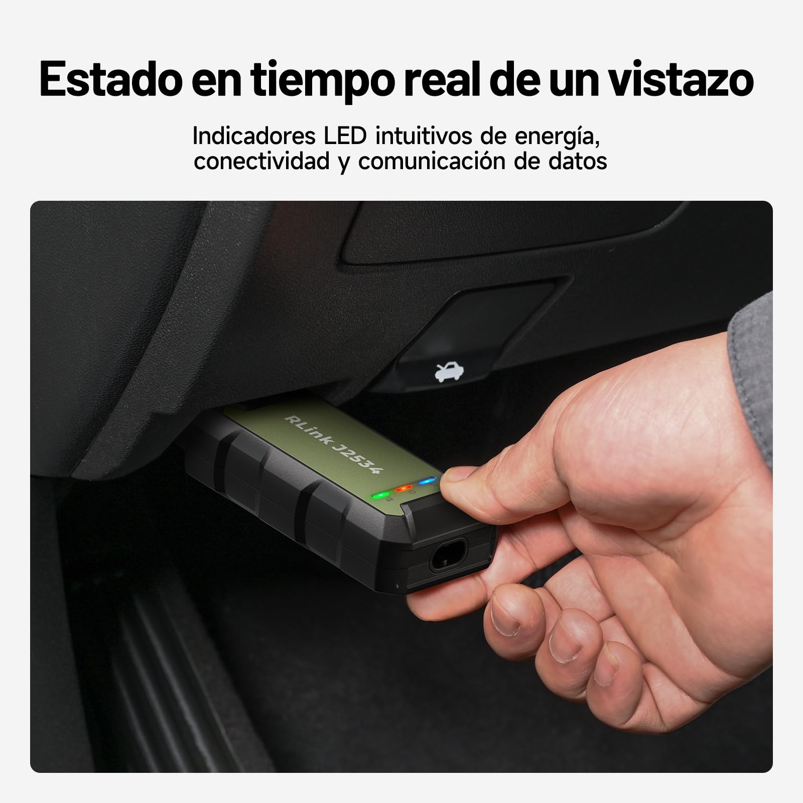 TOPDON RLink J2534 - Programador de Paso, Herramienta de reprogramación y diagnóstico OEM, J2534 VCI Mejorado, soporta J2534/D-PDU/CAN-FD/DoIP, Compatible con más de 13 Marcas de vehículos