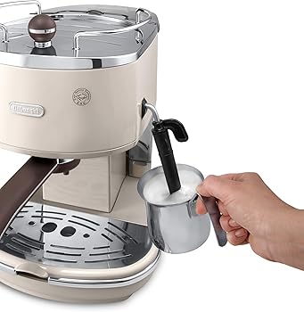 DELONGHI Icona Vintage ECOV 311.BG Mã Quina Espresso 1,4 L Semi-Automã Tica, 1100 W, 2 Cups, 0 Decibeles, Acero Inoxidable, Beige5