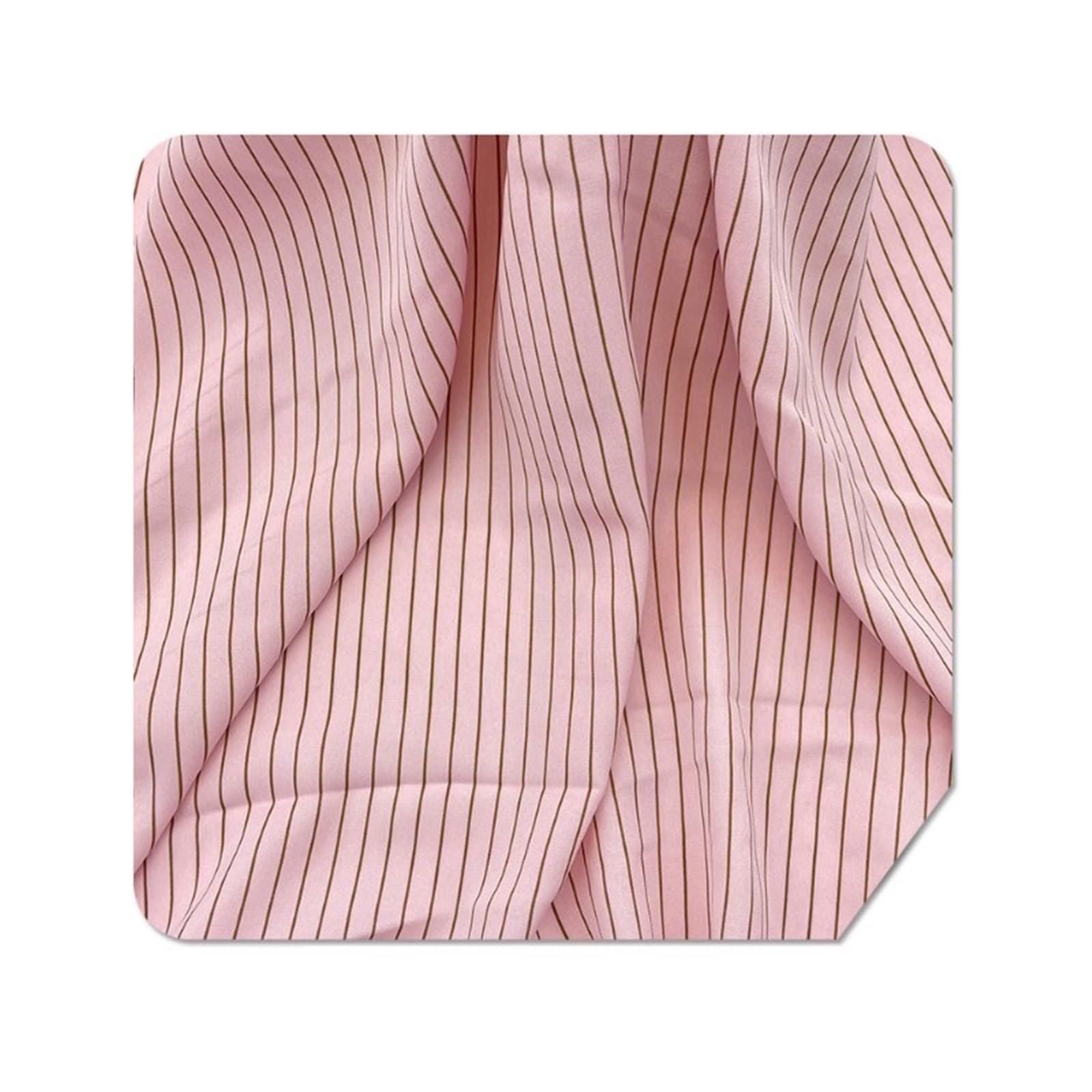 10 Yards Pink Striped Pattern Fabric for T Shirt Pajama Skirt Clothing DIY Sewing and Arts Crafts