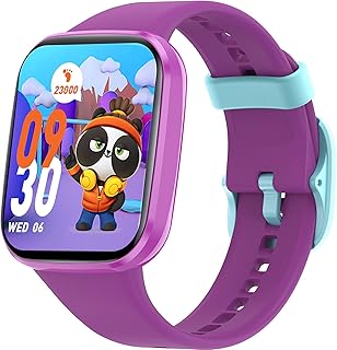 Smartwatch Kinder Uhr Schrittzähler Herzfrequenz Schlafmonitor Wecker Fitnessuhr Kinder 12 Sportmodi Smart Watch Kinder Kids Watch Fitness Tracker für Jungen Mädchen Puzzlespiele IP68 Wasserdicht