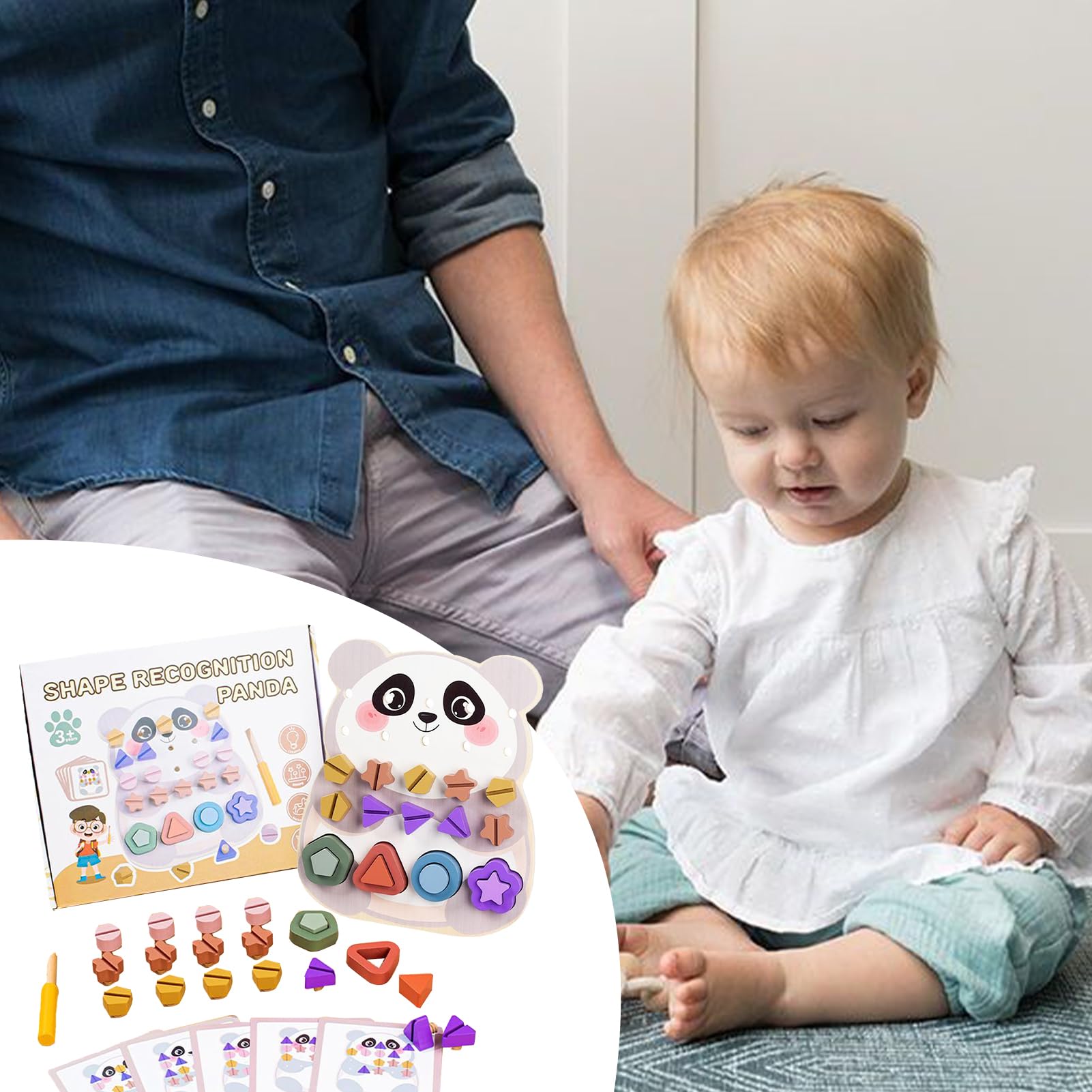 Giocattoli Educativi per Bambini di Forme Animali Cartoon e Classificazione