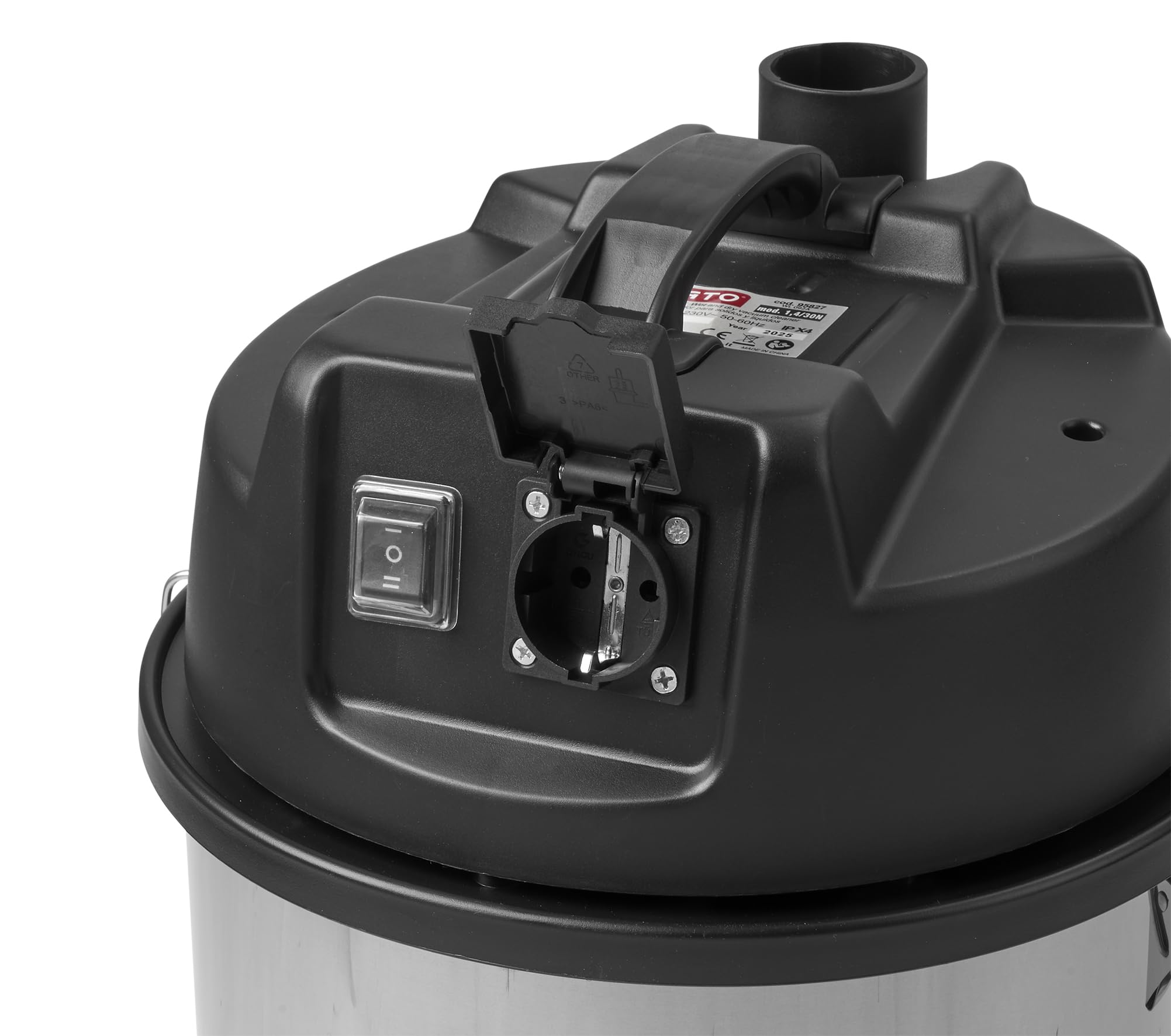 Salone Negozio Online Bidone aspiratore 30 LT per Giraffa levigatrice solidi e liquidi con scuotifiltro specifico per polveri carpenteria