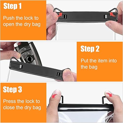 Miniatura 6 de Funda impermeable para llaves de automóvil para Jeep, Honda, Toyota, Nissan, para playa, surf, kayak, barco, pesca, cartera impermeable para