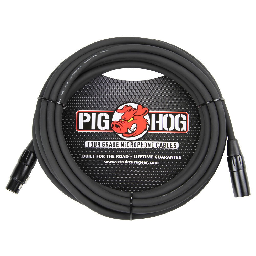 Fbt J5 A 12,7 cm Trasformati monitor attivo – bianco & PHM25 Pig Hog cavo XLR 7,6 m – Coppia