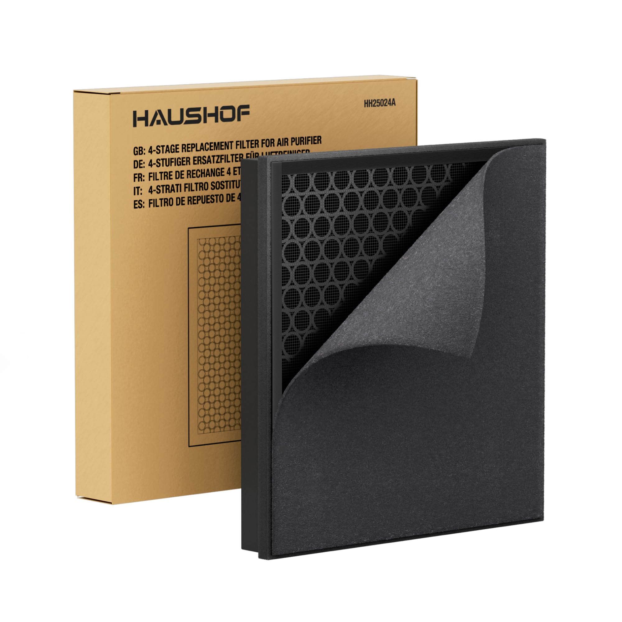 HAUSHOF Purificatore d'Aria con Filtro HEPA, Rimuove 99,97% di Polvere — immagine 10 di 16