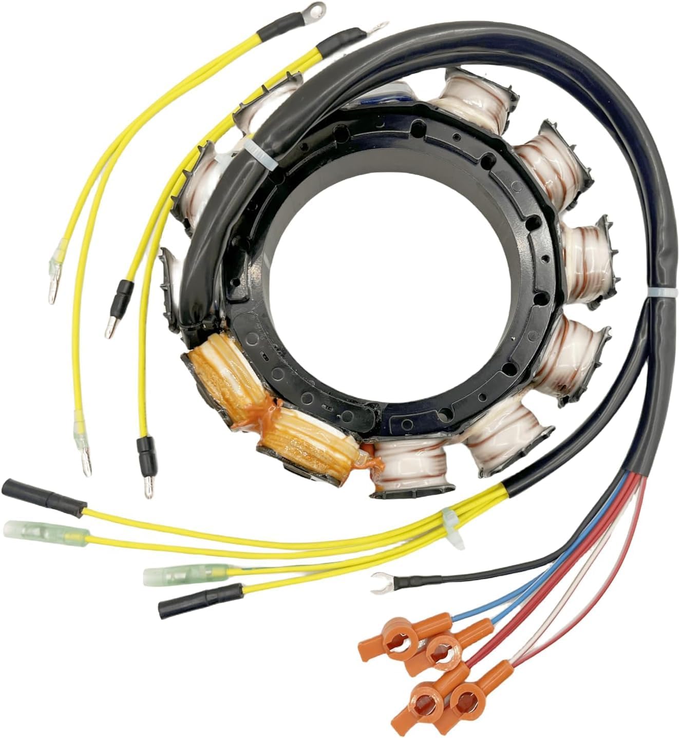 stator for Mercury 6 Cyl. 40 amp 174-9610K2 105-220HP 1989-2000 398-9610A33 398-9610A26 398-9610A27 398-9610A19 398-9610A36