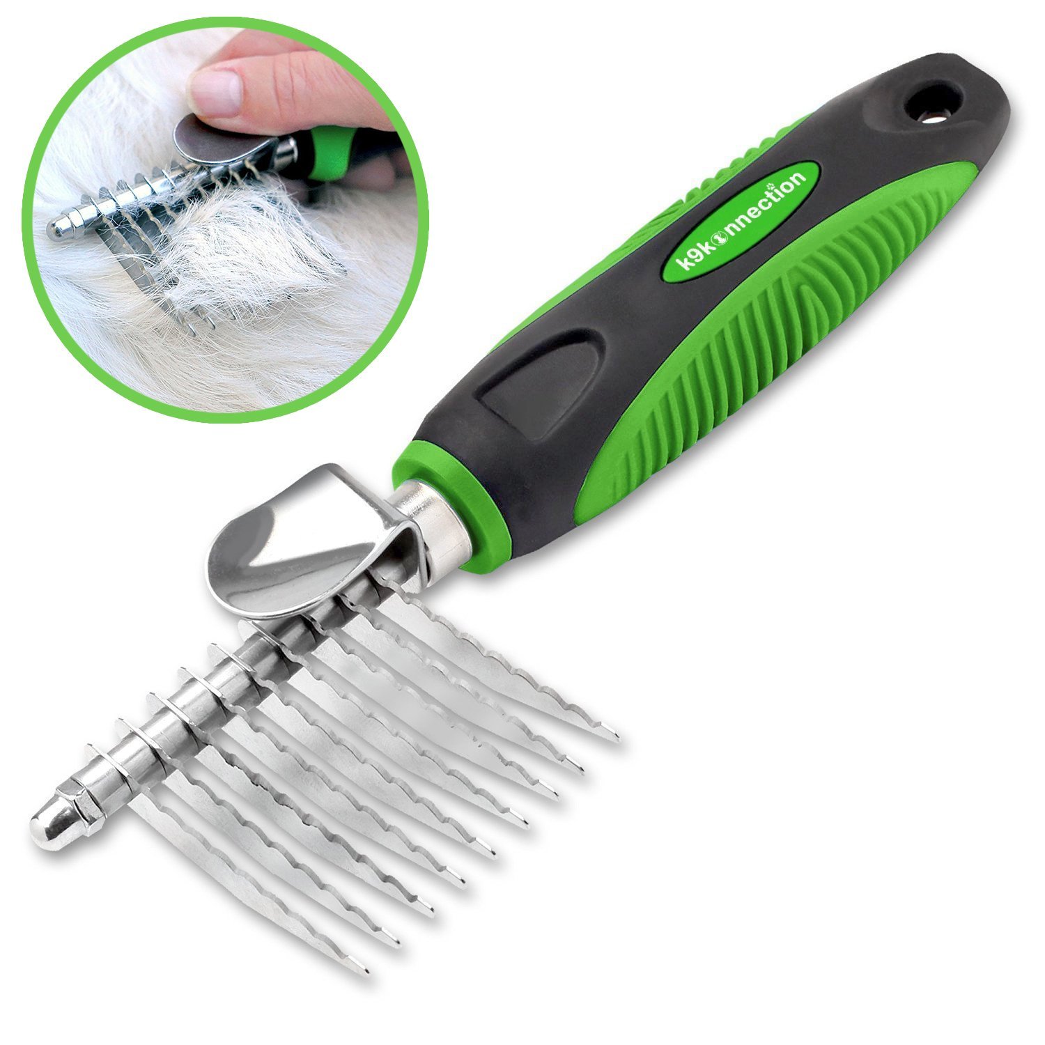Buy k9konnection DEMATTING Tool for Dogs and Cats Undercoat Rake with