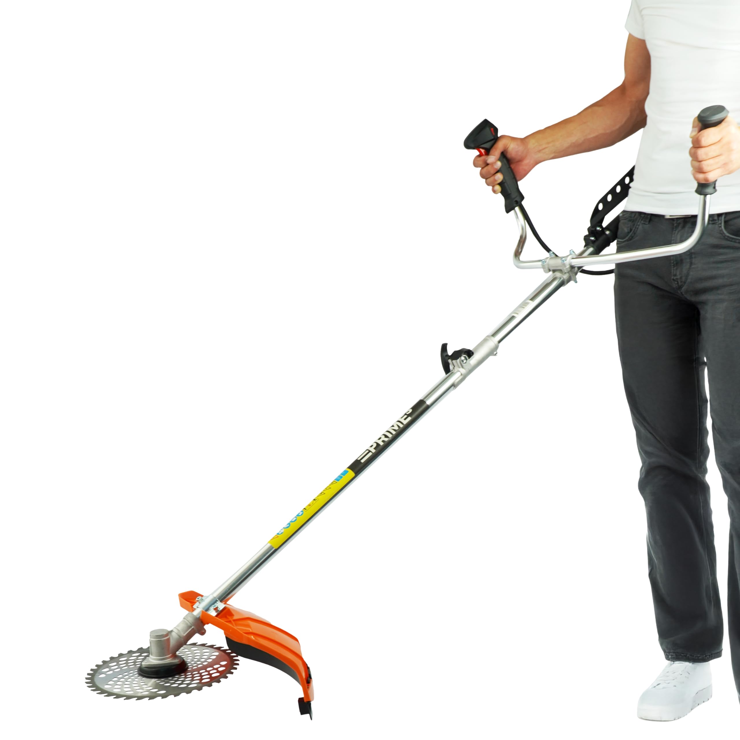 PRIME3 - Kosa Spalinowa - Podkaszarka z Silnikiem 2-Suwowym 52 cm³, Moc 1,75 kW, Zbiornik 1,2 l, Komfortowy Uchwyt, do Trawy i Zarośli, Waga 7 kg - GBC71