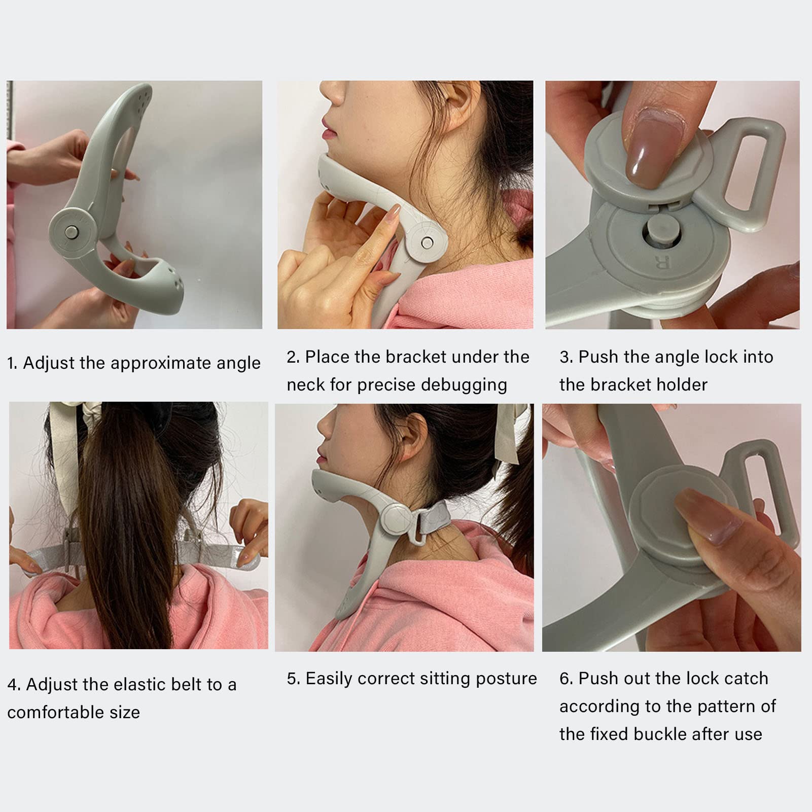 Esercitatore Per Barella Per collo Cervicale - Tutore Per collo Per Postura - Tutore Per collo Per Collare Cervicale, Dispositivo di Trazione Per collo Cervicale, Per Postura del collo in Reparto Per