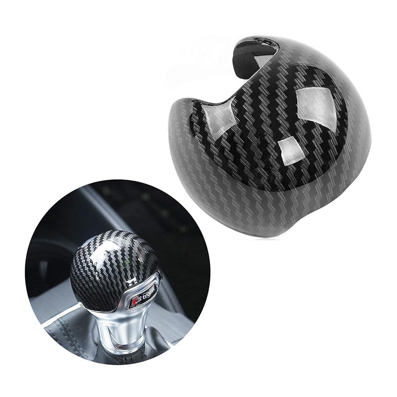 Capa de acabamento para manopla de câmbio em ABS estilo fibra de carbono JINZHAO para Audi A3/S3 2013–2022