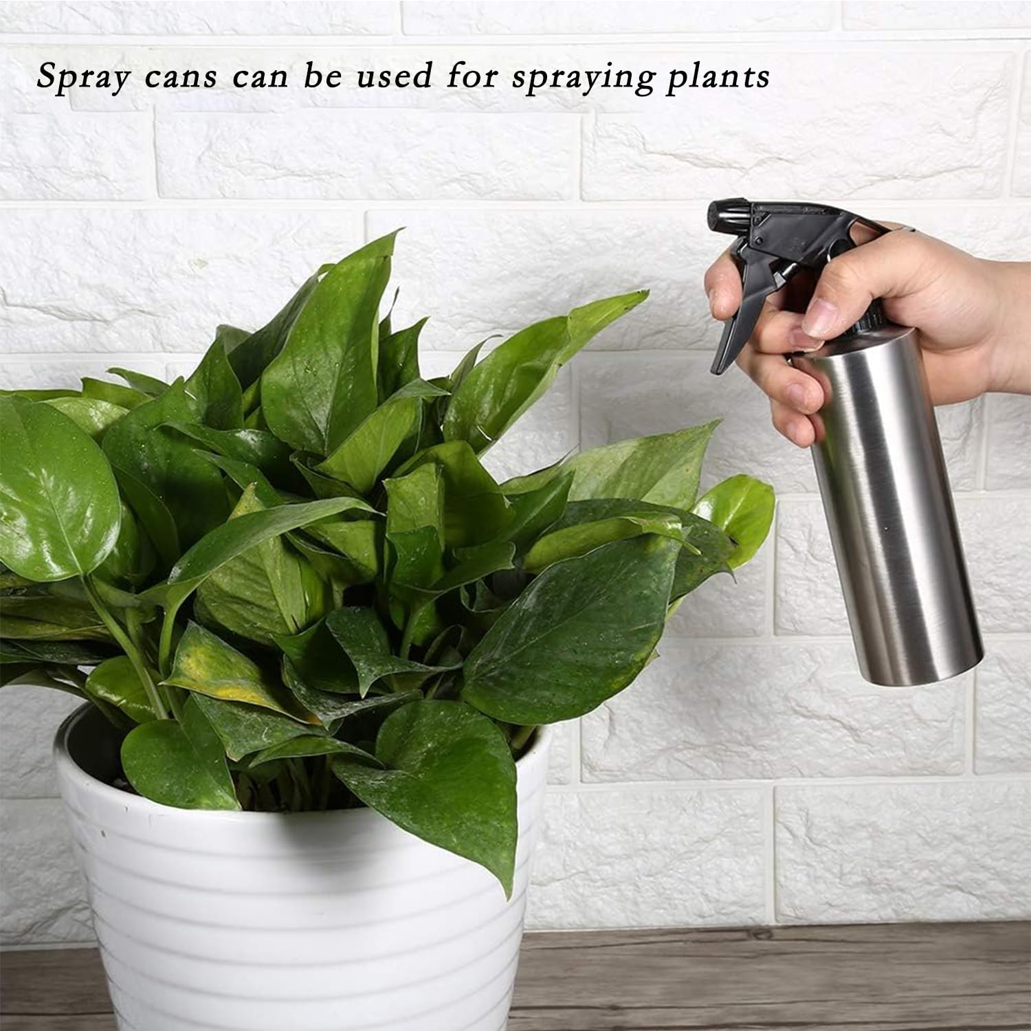 WBYNB Edelstahl Sprühflasche 320ml - Vielseitige Öl-Sprühflasche Für Küche & Garten