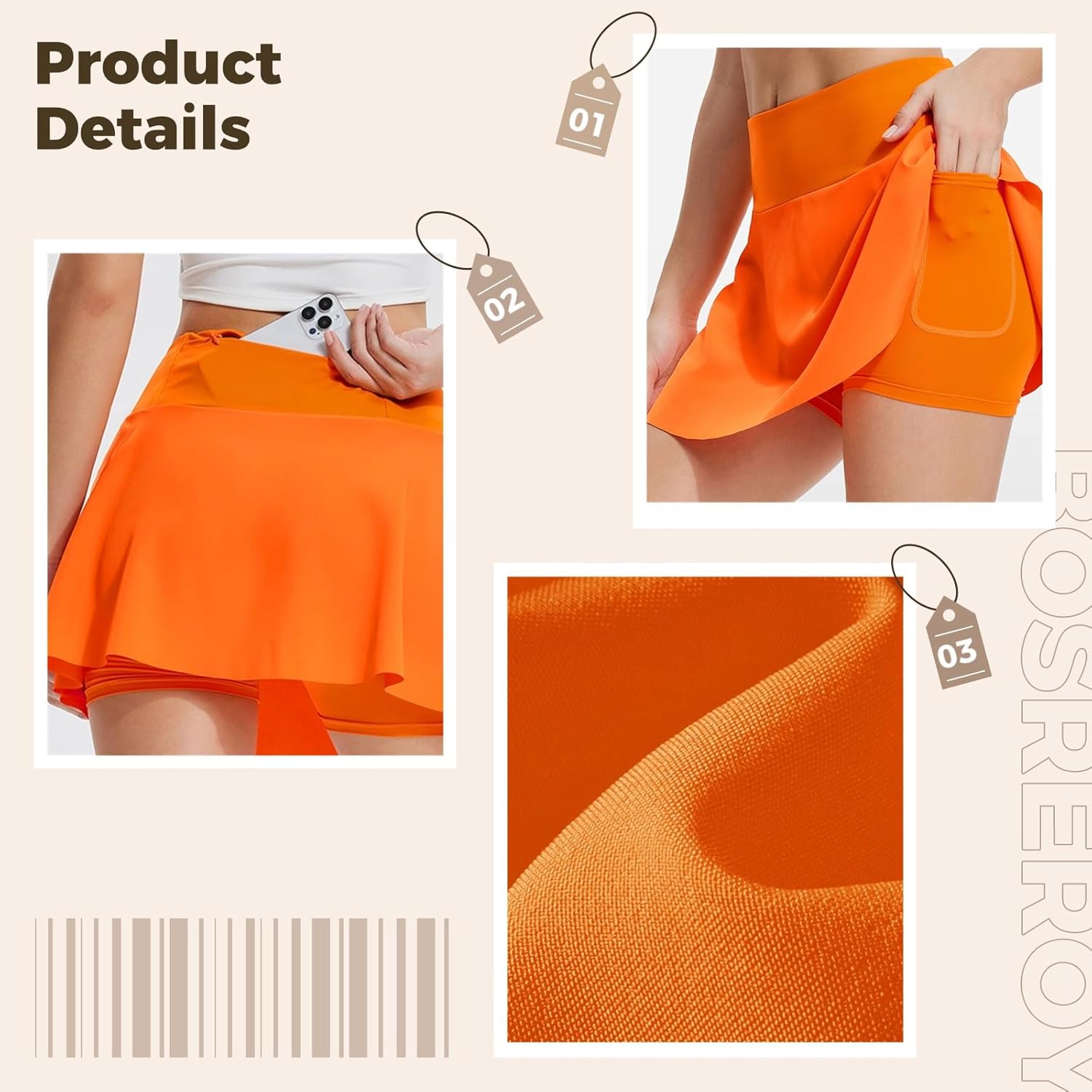 Skorts For Women, Tennis Skirts With Pockets, Athletic Women Skirts, High Elastic Spandex Polyester, Shorts With Black Skirt, Xxxl Size For 145-160