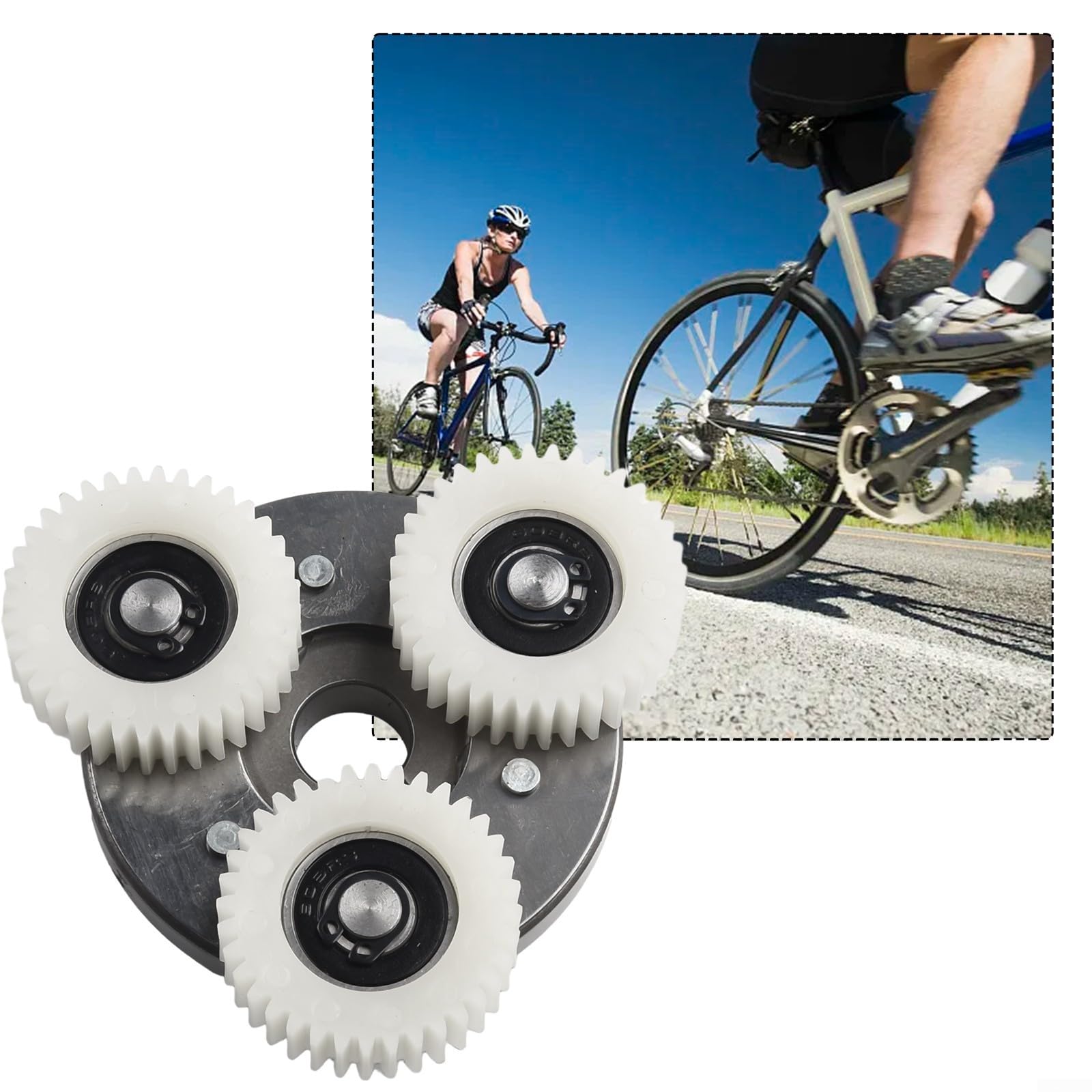 Engranajes eficientes de 36T y embrague de 70 mm. Mejora tu bicicleta eléctrica Bafang