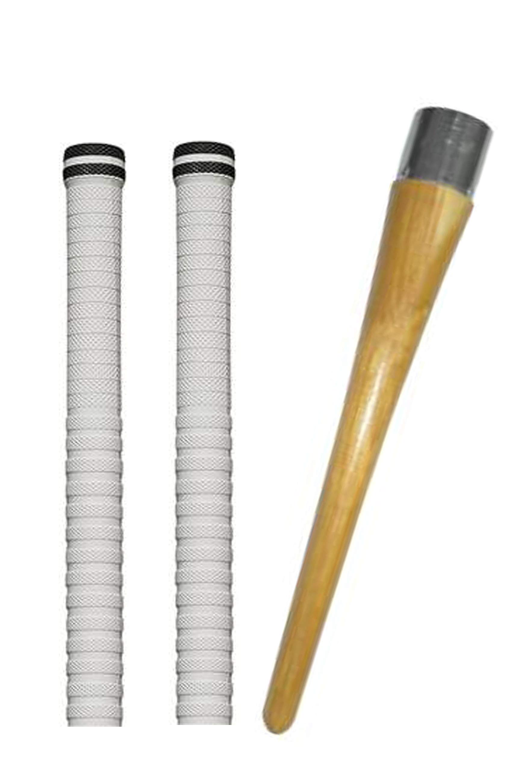 Modkart Set of 2 Cricket Bat White Grip + 1 Wooden Gripper-picture-11