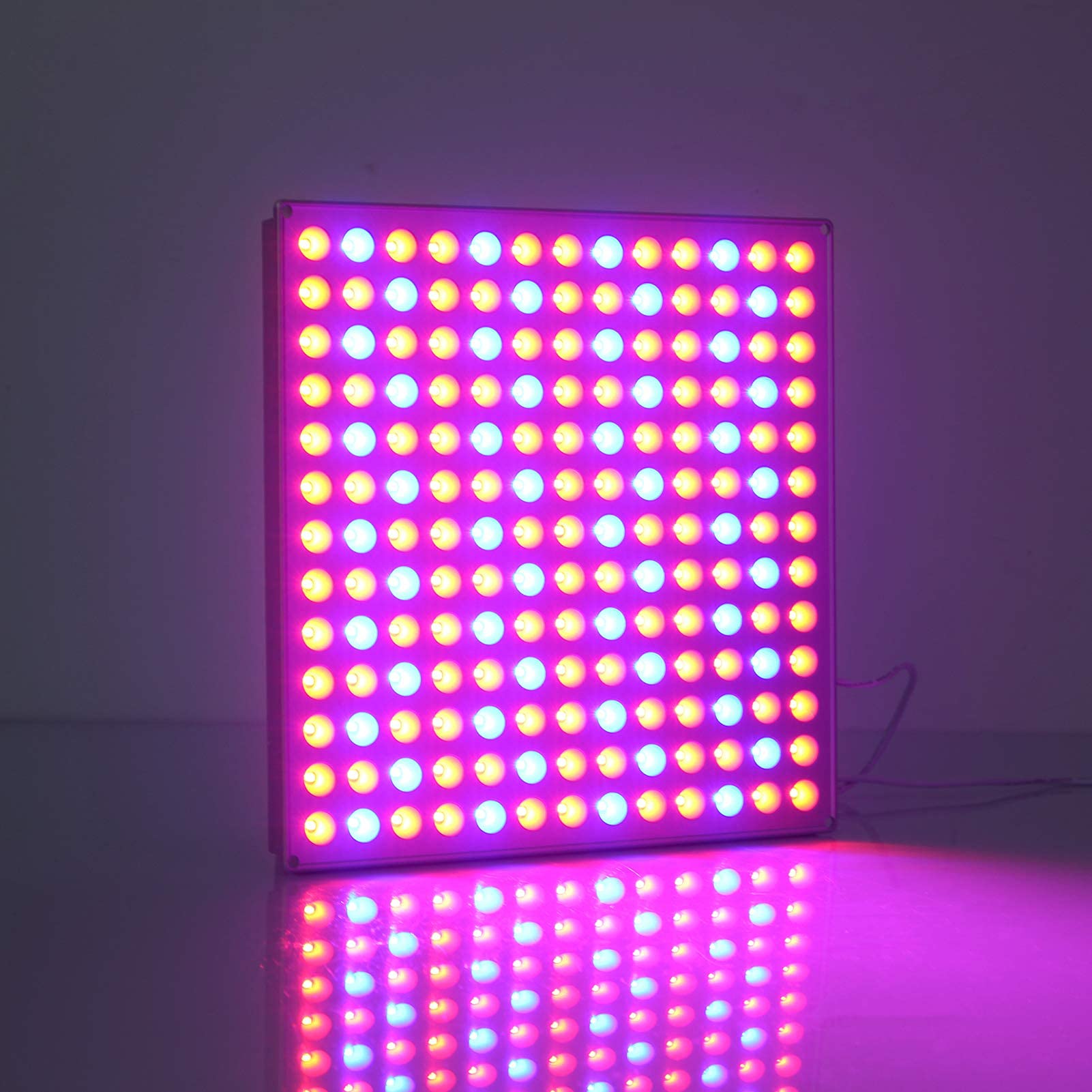 Luces de Cultivo en Interiores, luz de Cultivo LED, Luces de Plantas de 75 vatios para Plantas de Interior Lámpara de Cultivo de Panel Rojo Azul para Plantas de semillero y Flores