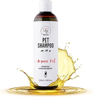 Pets Dog Shampoo für Hunde und Katzen 250ml - Vegan Hundeshampoo - Katzenshampoo - Hundepflege - Fellpflege Hund - Hundefell Shampoo - Empfindliche Hundehaut - Natürlich & Sanft Hundeshampoos product image