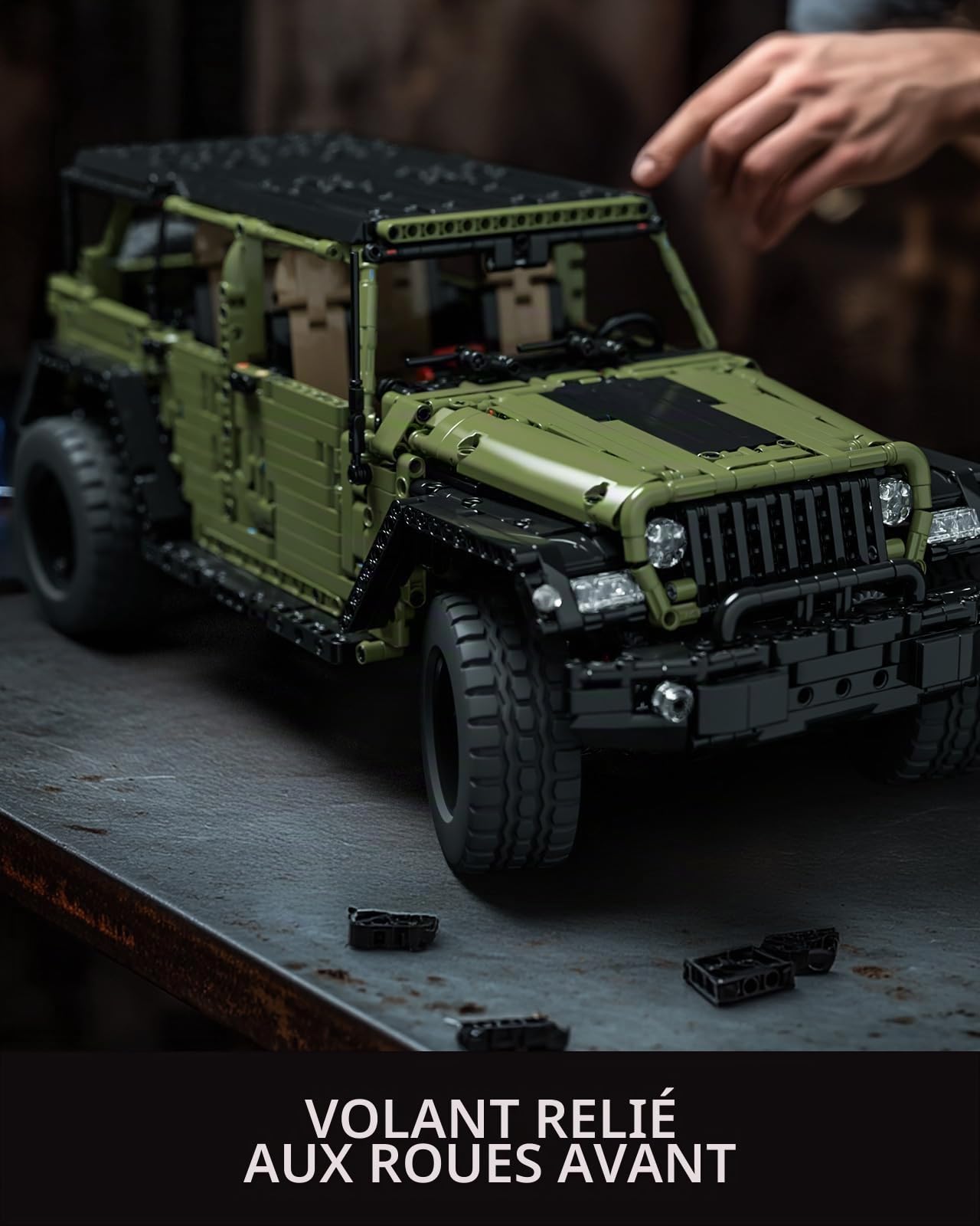 Nifeliz 4x4 Sets de Jeux de Construction de Tout-Terrain, Maquette de Voiture à Construire pour Adultes, Cadeau pour Hommes et Femmes (2899 pièces, NF10324)