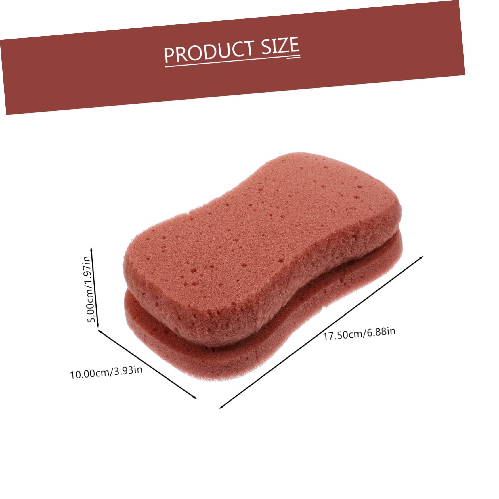 EPIGEIST Bath Sponge Exfoliating Shower Pouf Brush Durable Sponge for Body Cleaning Lightweight Portable for Men Women Deep Cleansing Exfoliation Random Colors