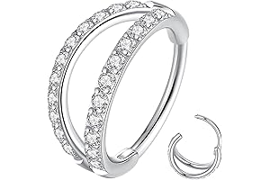 Cubic Zirconia Tragus Earrings