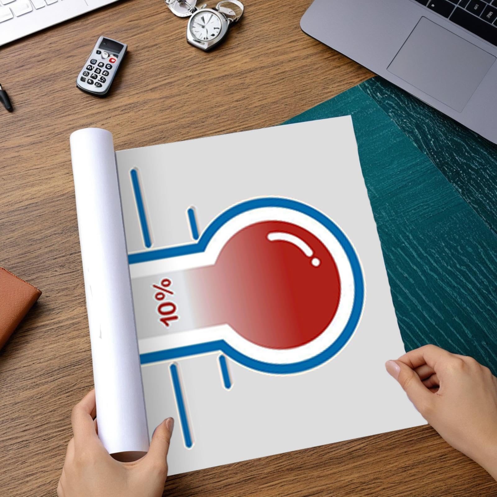Fundraising Thermometer Chart Target Tracker