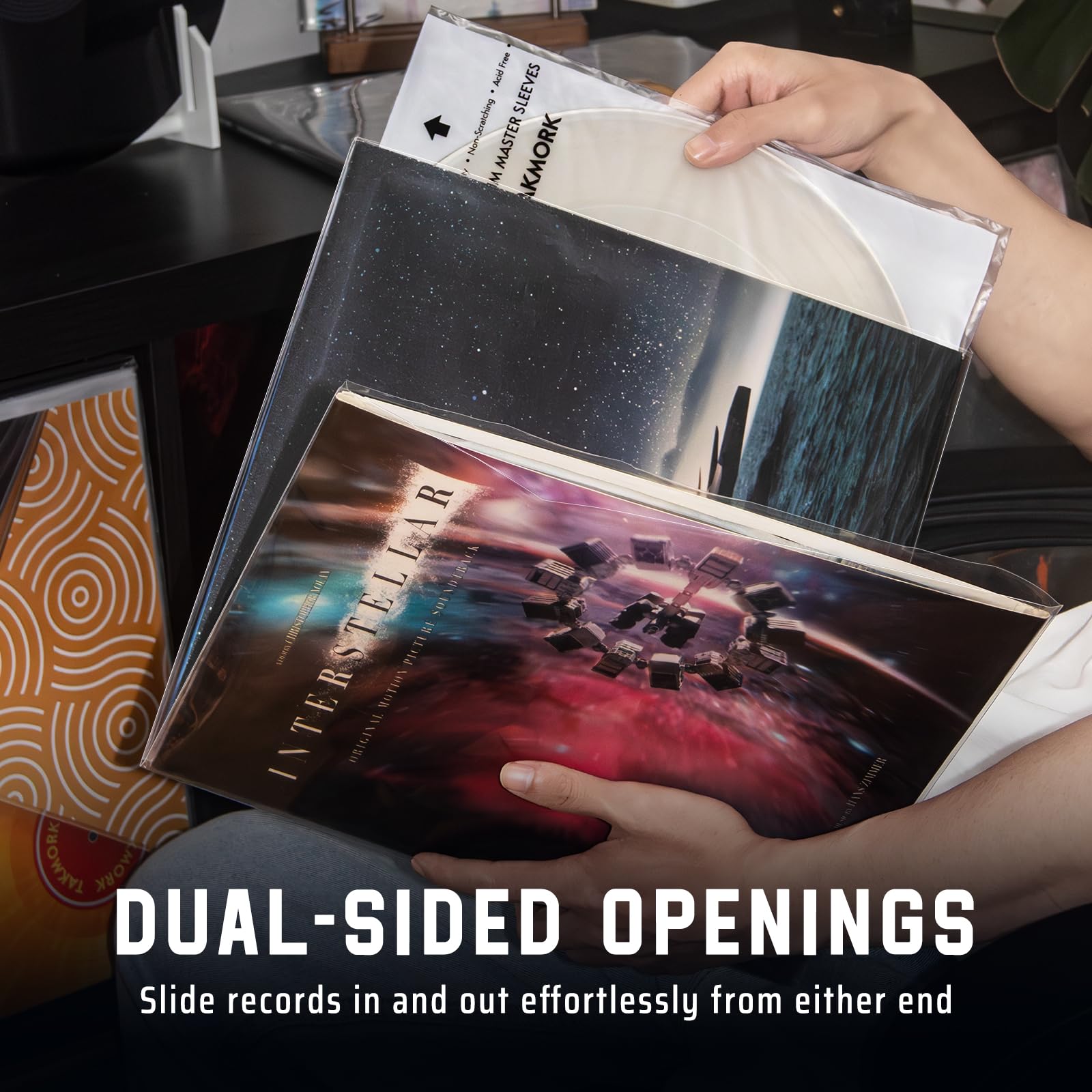 Gatefold - Custodie per dischi in vinile, 12 pollici, in plastica, 3 mil, spessore trasparente, 10 pezzi