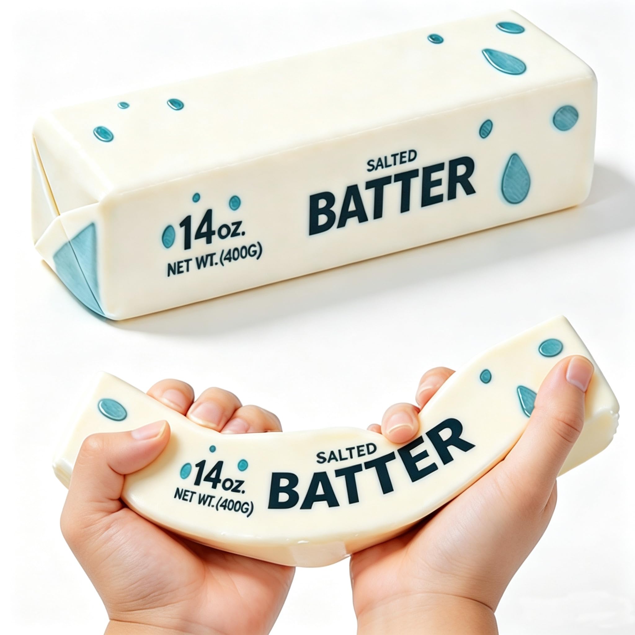 24cm Butter Squishy, Giant Milky Squishy Stress Toy, Squishy Butter Stick