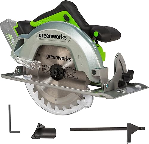 Greenworks 37012B - Taladro compacto inalámbrico de 24 V y 2 velocidades 2 baterías 20 AH incluidas