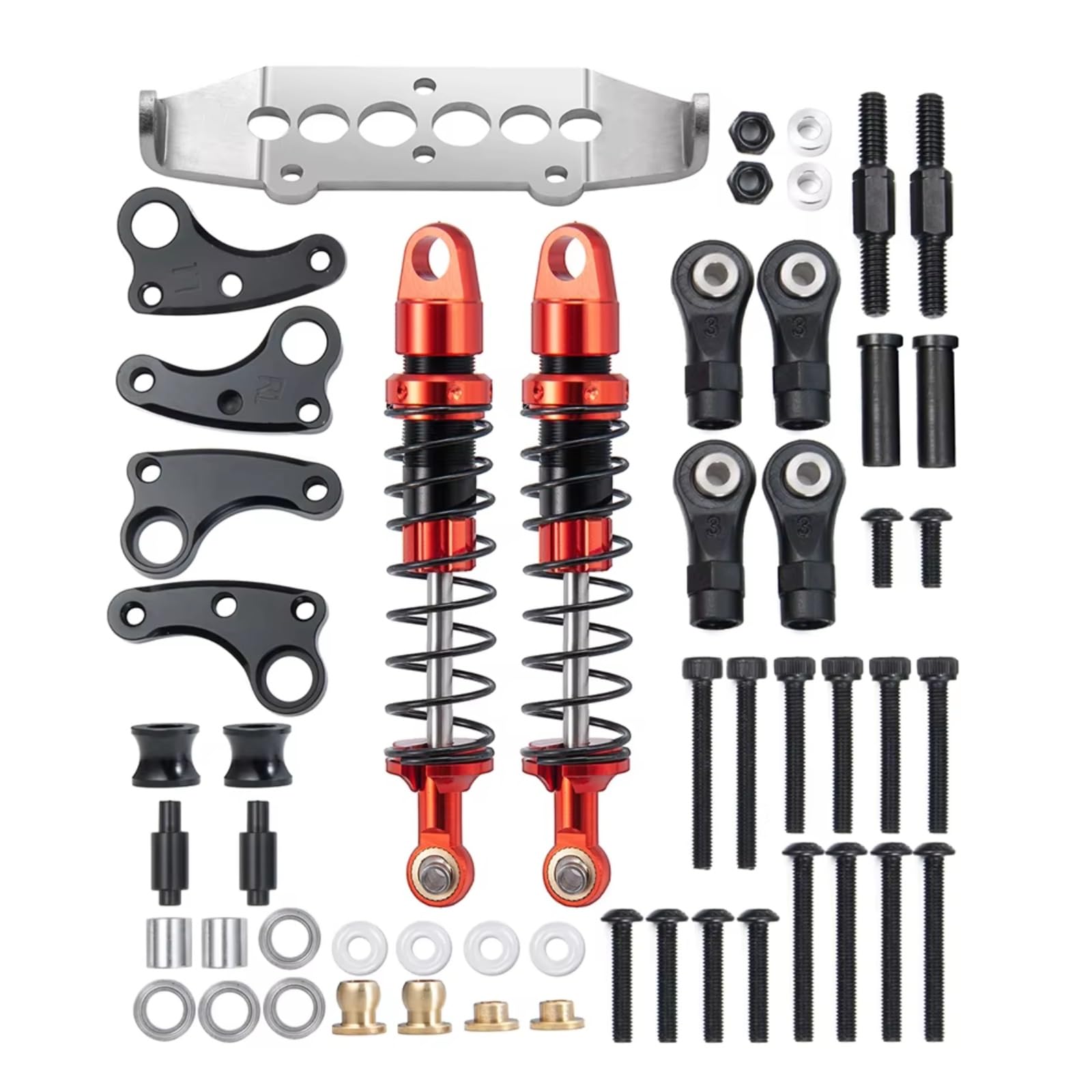 Amortiguadore Coche RC para Axial SCX-10 II 90046 para TRX-4 1/10 Kit De Amortiguadores Aluminio Cantilever Piezas Actualización para Coche RC Crawler(For TRX-4)