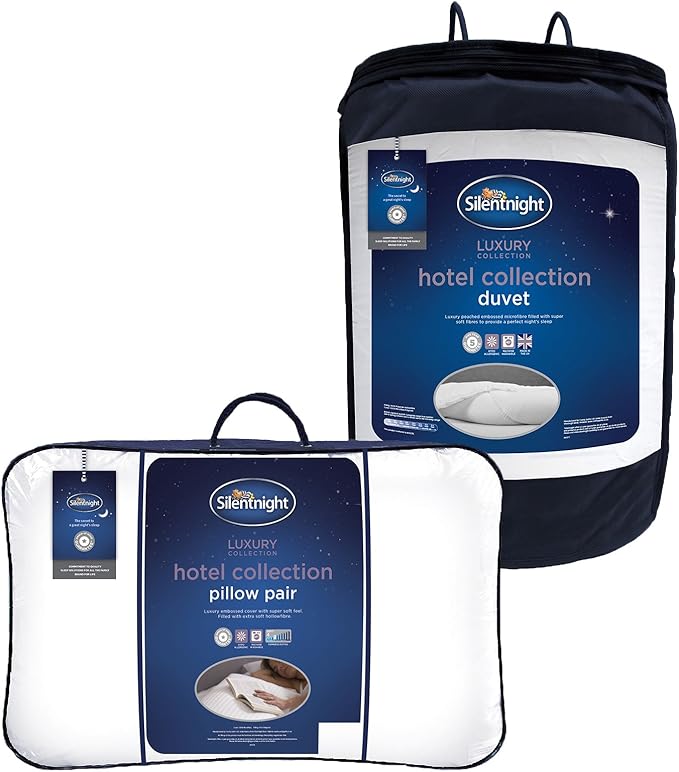Branded Bedding Silentnight Hotel Collection 13.5 tog Duvet & Pillow
