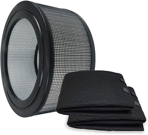 PUREBURG Juego de filtros de repuesto 20500 compatibles con purificadores de aire Honeywell 10500 (EV-10) 17000 17005, prefiltros de carbón activado