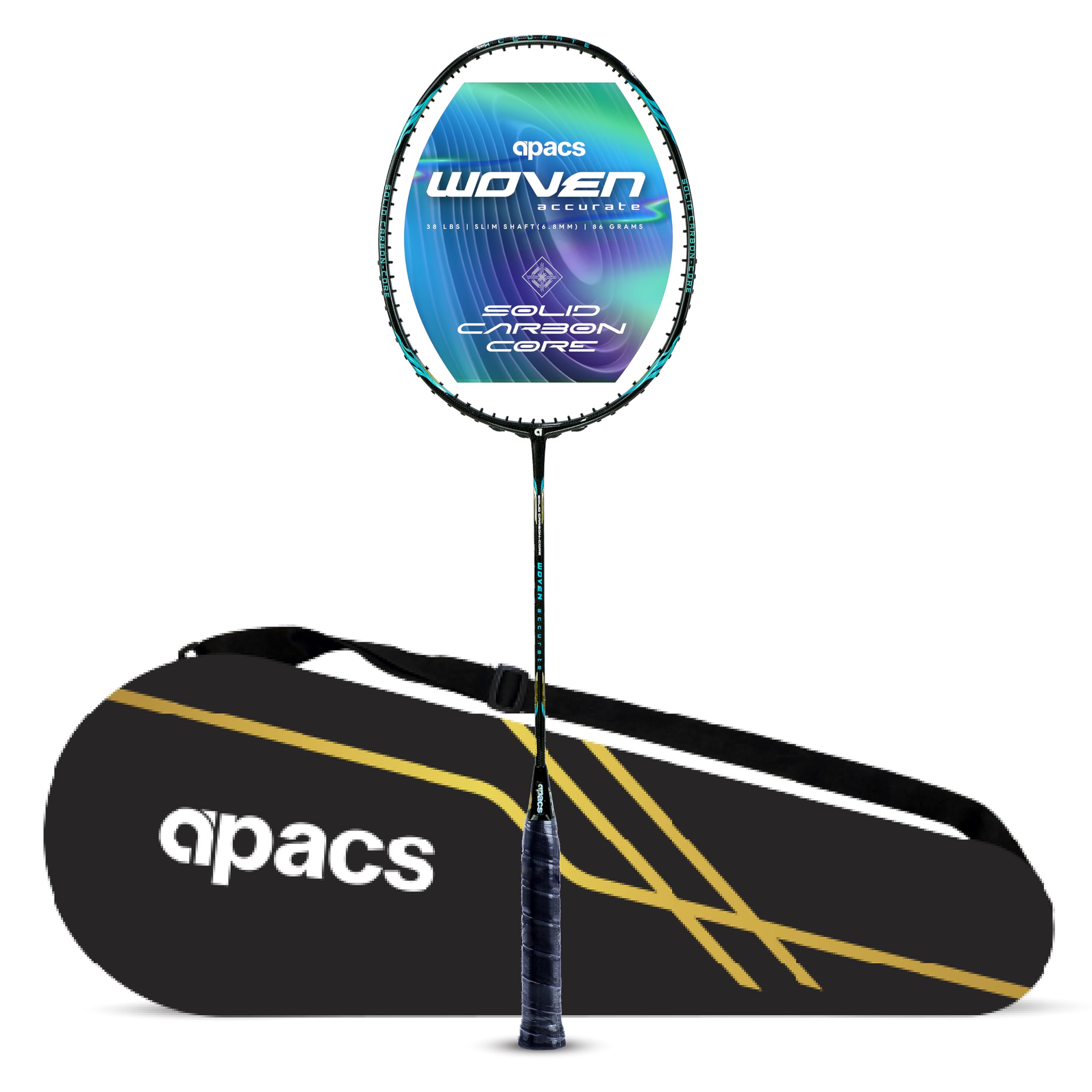 Apacs Woven Accurate Professional Badminton Racket | 30T Solid
