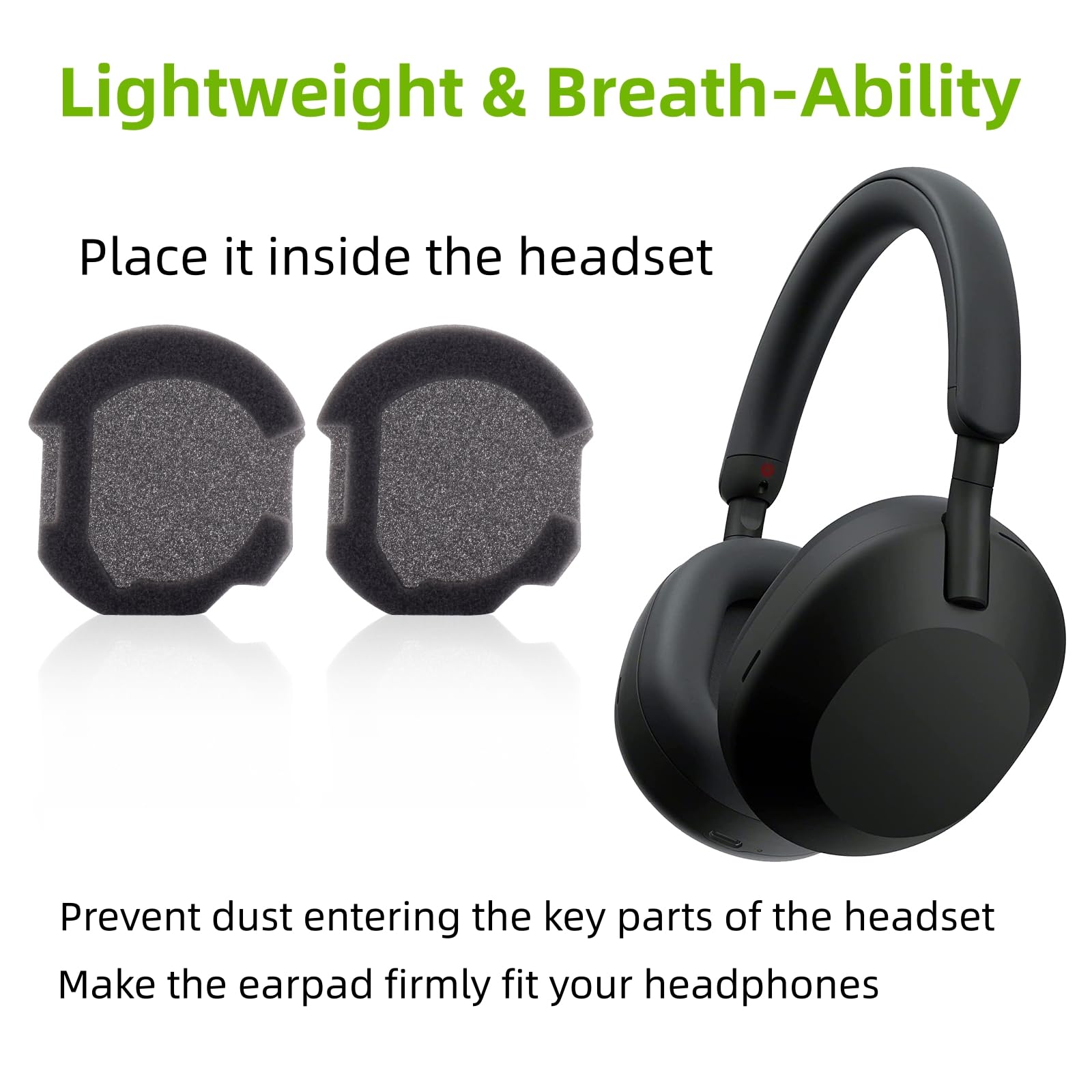 Amazon.com: WH-1000XM5 Ear Pad Cushions Replacement Noise