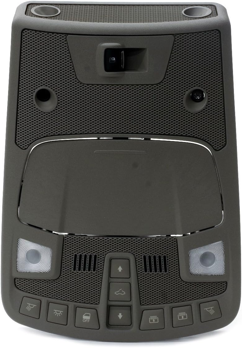 Ford 2015 F150 Overhead Console Gray w/Sunroof Light Buttons OEM FL3Z18519A70KA