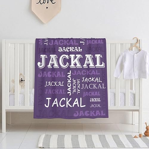 Miniatura 5 de Manta personalizada con nombre para niños, manta de bebé personalizada para niños, manta de nombre personalizada para niñaniño, regalos