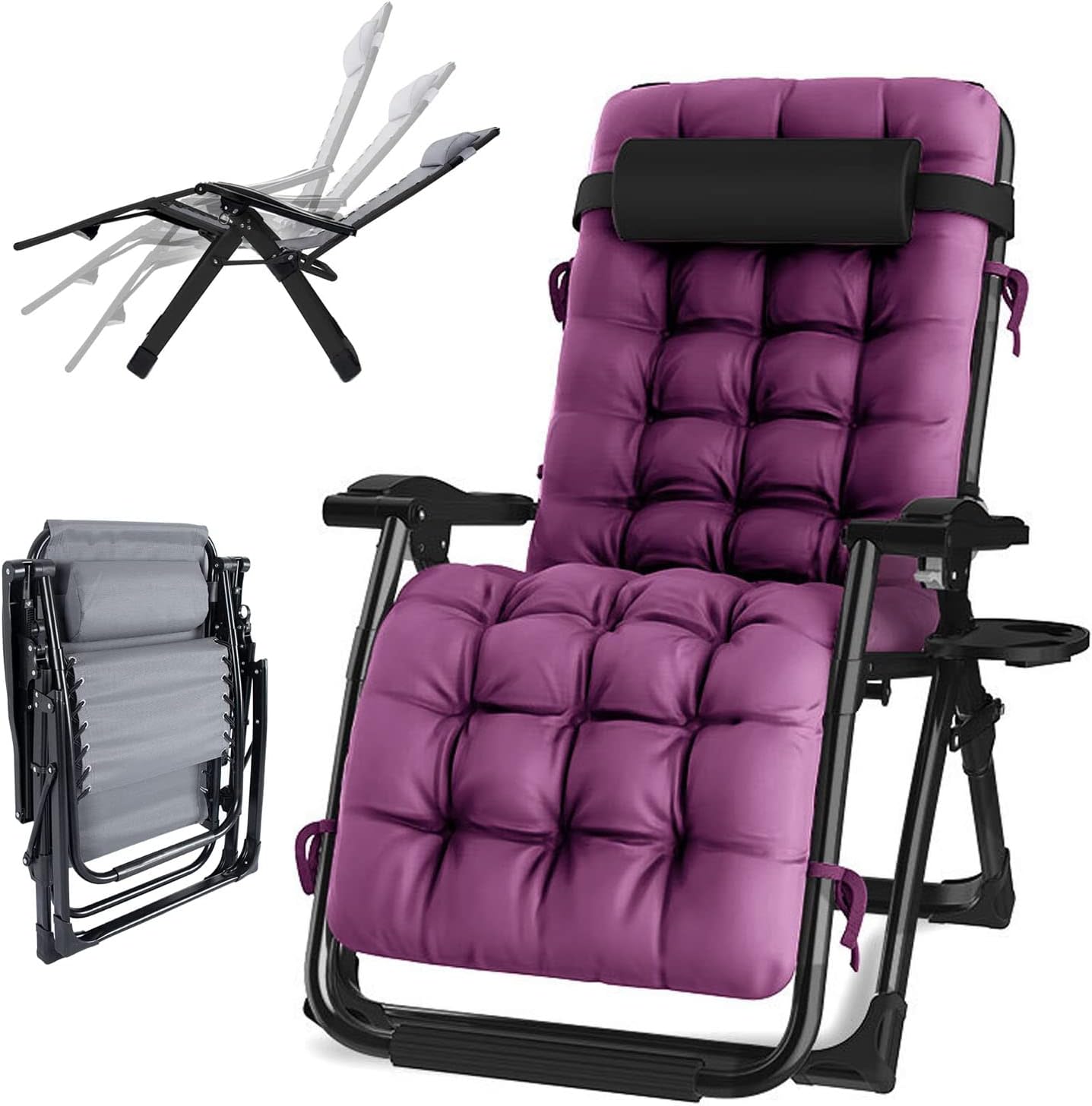 無重力ラウンジチェア、庭用サンラウンジャー、パティオリクライニング