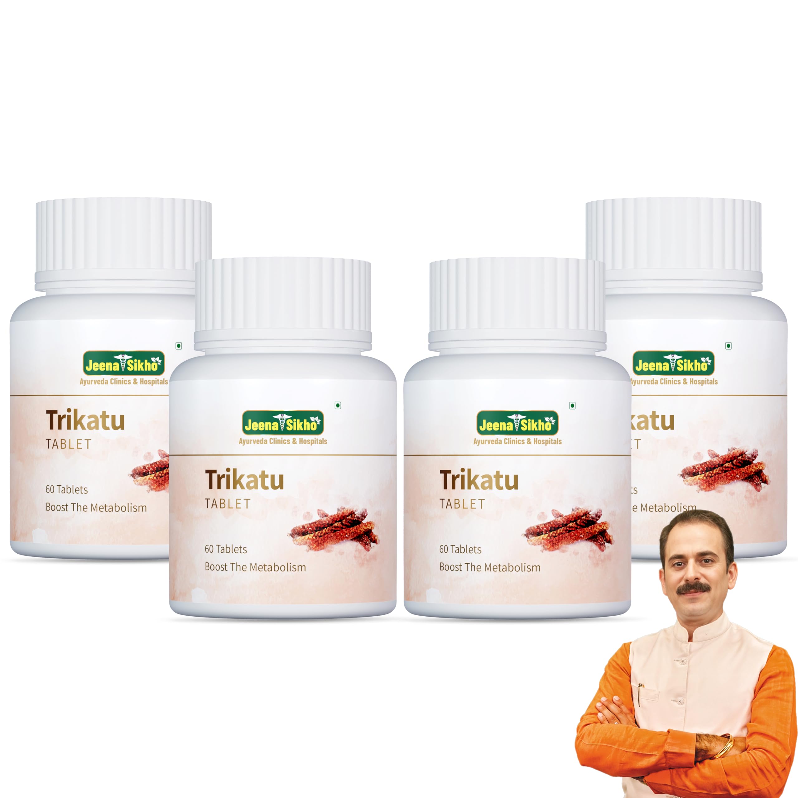 Jeena Sikho Trikatu Tablets | Natural Supplement For Digestive Wellness And Gut Health | Naturally Blended With Pure Trikatu Extracts | Natural Digestive Health Multivitamin, 60 Tablets (Pack of 3) — Amazon image 9