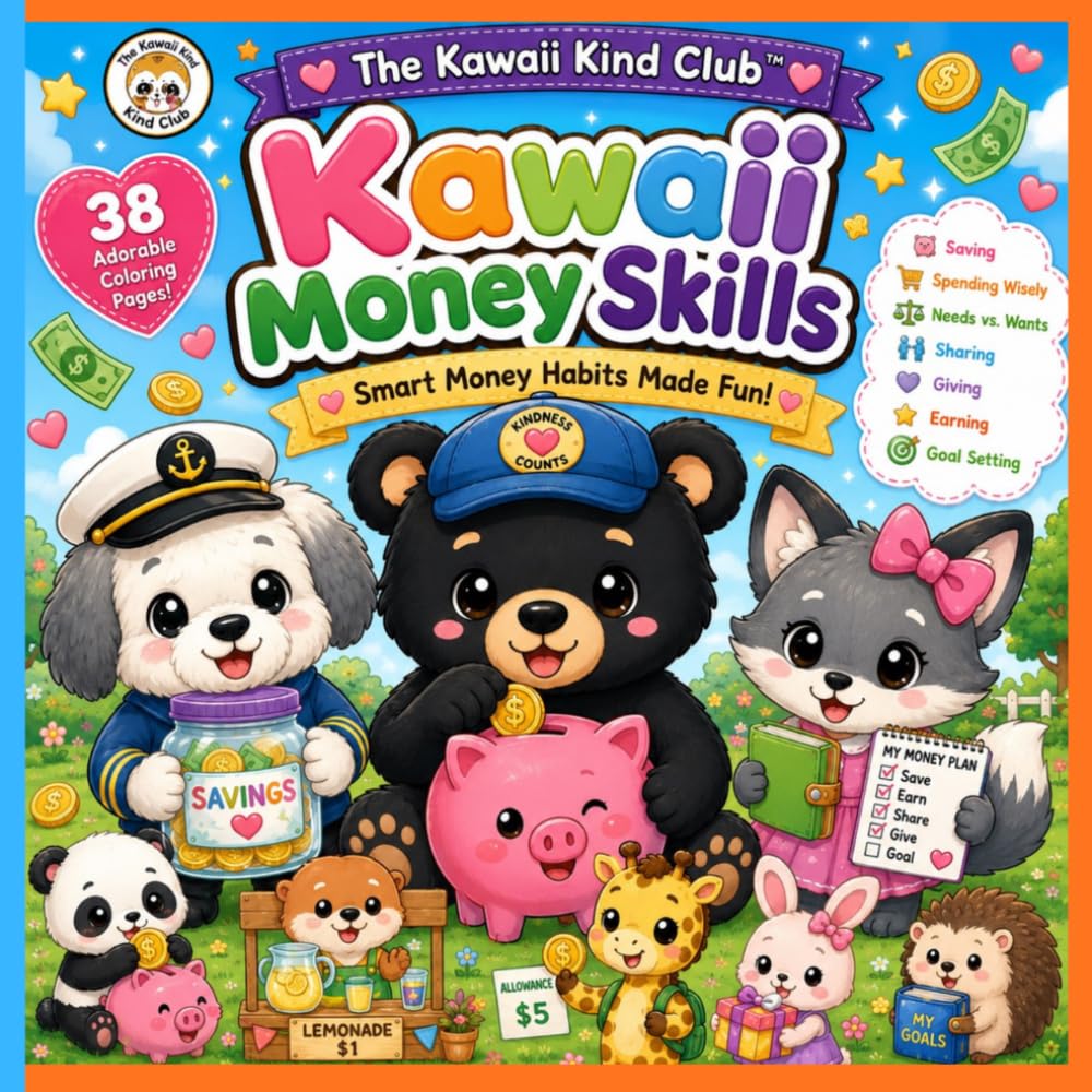 Kawaii Kind Club Money Skills: Smart Money Habits Made Fun