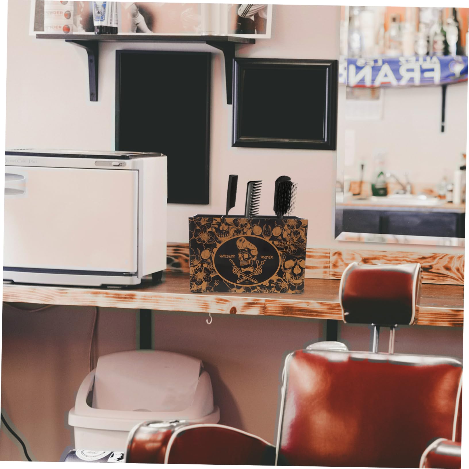 Organizer Per Forbici Da Barbiere Scatola Di Stoccaggio Per Strumenti Da Parrucchiere Design Creativo E Chic Pratica E Compatta Per Salon Per Poggia Forbici E Accessori Parrucchiere